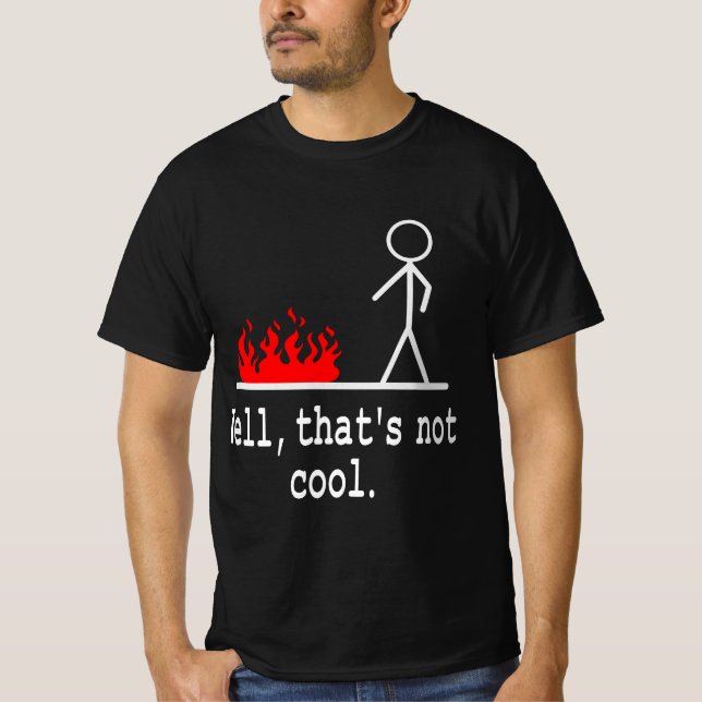 Camiseta Funny Stick Figure Man Sarcastic Pun Well That's N (Frente)
