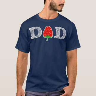 Camiseta Funny Strawberry Dad Fruit Gift  Berry Father