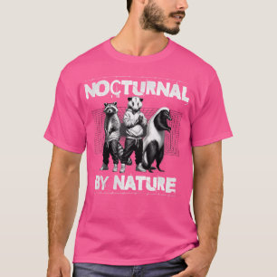 Camiseta Funny Street Cats Raccoon Ogambm
