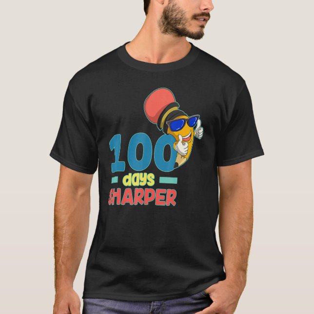 Camiseta Funny Student Kids 100th Day Gift Happy 100 Days O (Frente)