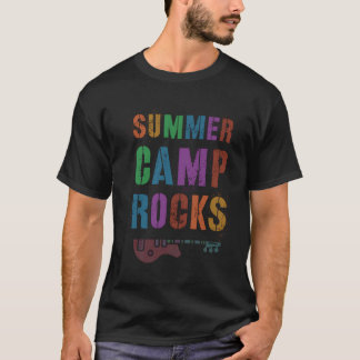 Camiseta Funny Summer Camp Rocks Kids Conselheiro Diretor S