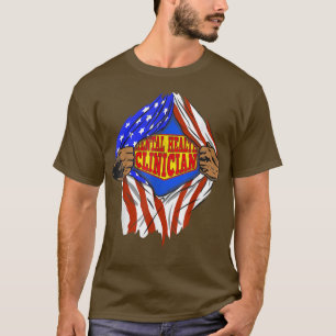 Camiseta Funny Super Mental Health Clinician Hero Job 1394