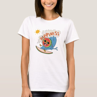 Camiseta Funny Surfing Watermelon Tee – Feel-Good Vibes