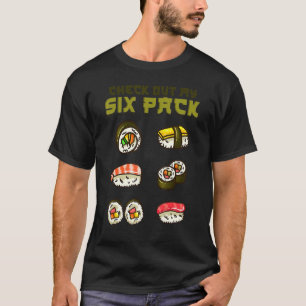 Camiseta Funny Sushi Gym Japonês Comida Lover Workout Fitne