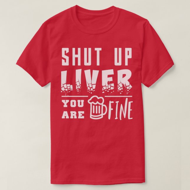 Camiseta Funny t about drinking (Frente do Design)