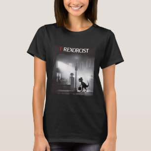 Camiseta Funny T-rex Horror Parody Dinossaur Halloween Retr