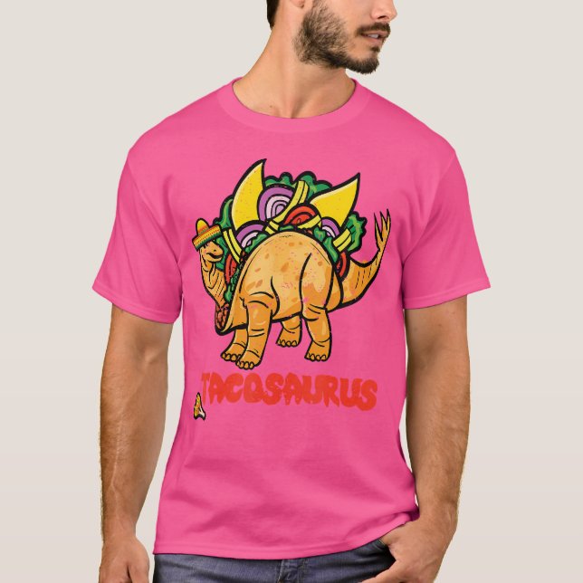 Camiseta Funny Tacosaurus Tuesday Taco Dinosaur (Frente)
