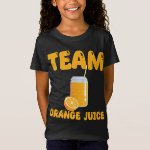 Camiseta Funny Team Orange Juice Roupa Orange