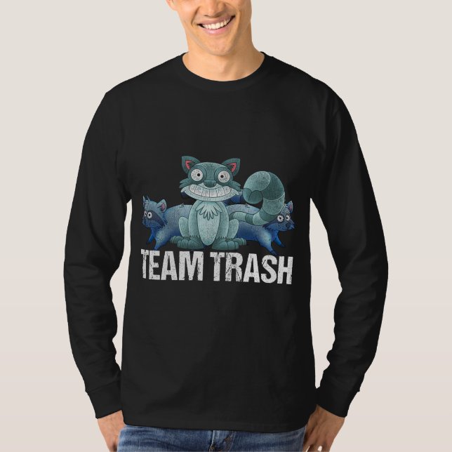 Camiseta Funny Team Trash Zoo Keeper Gift Raccoon (Frente)