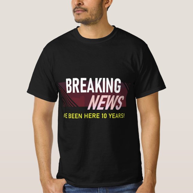 Camiseta Funny Ten Year Work Anniversary 10th Employee Appr (Frente)