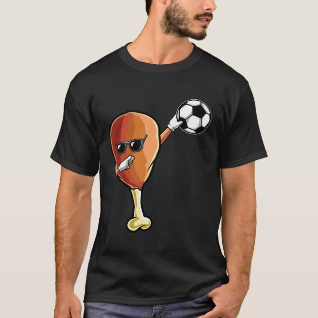 Camiseta Funny Thanksgiving Soccer Team Player Coach Turkey (Frente)