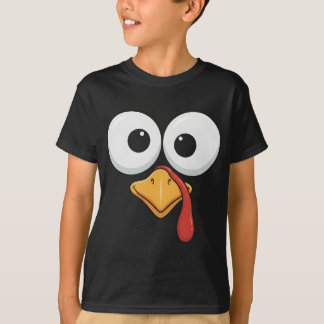 Camiseta Funny Thanksgiving Turkey Face Matching Family