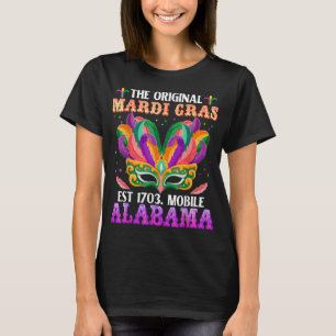 Camiseta Funny The Original Mardi Gras Mobile Alabama 1703