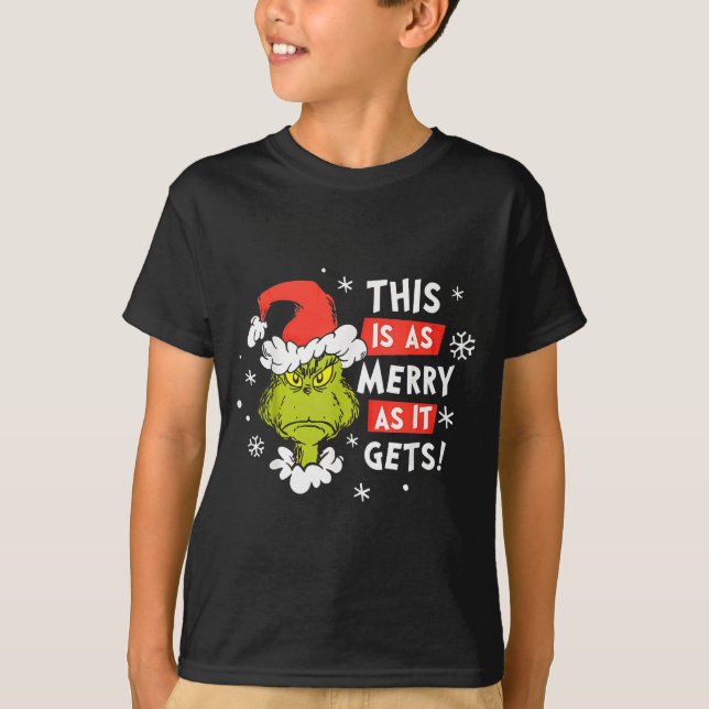 Camiseta Funny This Is As Merry As It Gets Christmas, Sarca (Frente)
