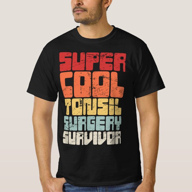Camiseta Funny Tonsil Removal Present - Retro Tonsil Surger (Frente)