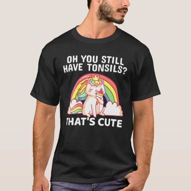 Camiseta Funny Tonsil Removal Surgery Recovery Gift Tonsill (Frente)