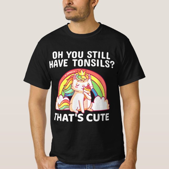 Camiseta Funny Tonsil Removal Surgery Recovery Gift Tonsill (Frente)