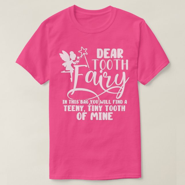 Camiseta Funny Tooth Fairy Dental Assistant Dentist Hygieni (Frente do Design)
