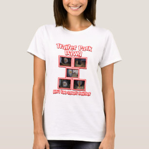 Camiseta Funny Trailer Park Dawg Red