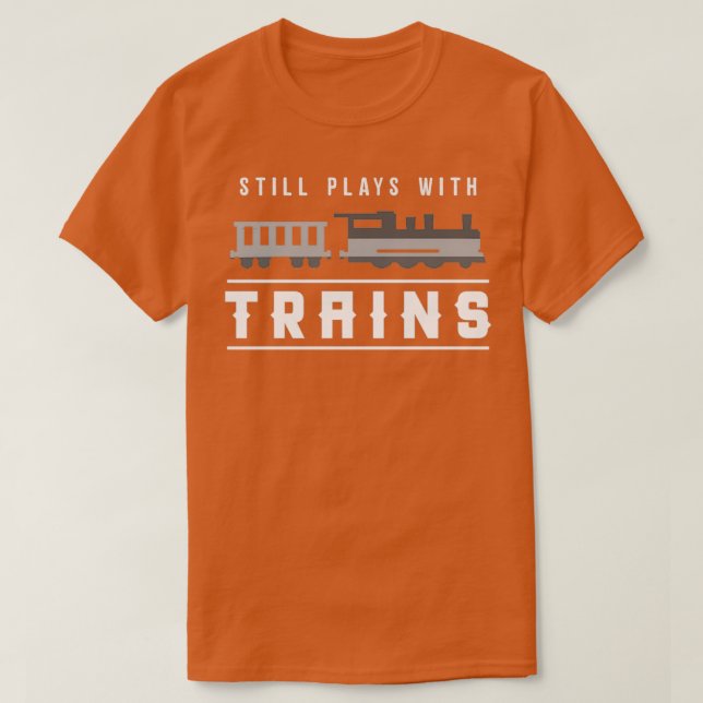 Camiseta Funny Train Conductor Train Watching Gift 12 (Frente do Design)