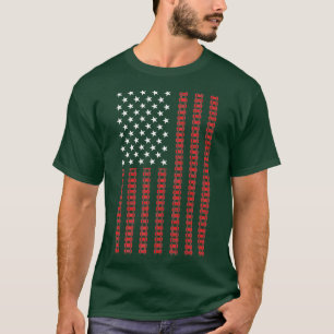 Camiseta Funny Train Lover Gift Legal American Flag Model