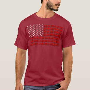 Camiseta Funny Train Lover Gift Legal American Flag Model