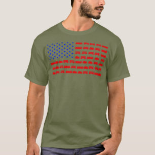 Camiseta Funny Train Lover Gift Legal American Flag Model