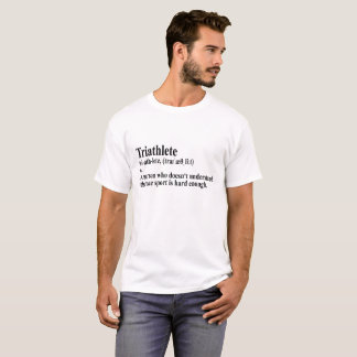 Camiseta Funny triatlo definição - Shirt