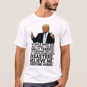 Camiseta Funny Trump Father Birthday Card