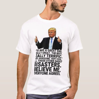 Camiseta Funny Trump Father Birthday Card