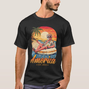 Camiseta Funny Trump Golfo Da América Do Leste De 2025