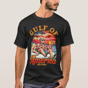 Camiseta Funny Trump Golfo Dos Eua América 2025 Trump Merch