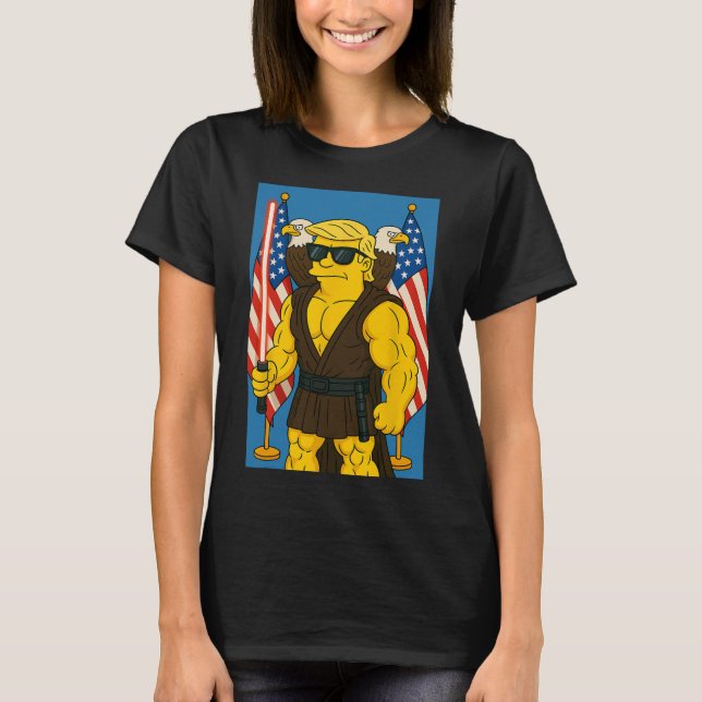 Camiseta Funny Trump May 4th Be With You Vs Vatican Christi (Frente)