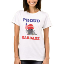 Funny Trump orgulhosa de MAGA Cartoon Garbage Amer