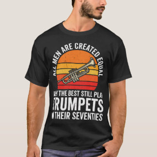 Camiseta Funny Trumpet Dad 70Th Birthday Fathers Day