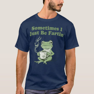 Camiseta Funny Tshirts Funny Adult Humor Farting Frog M2047