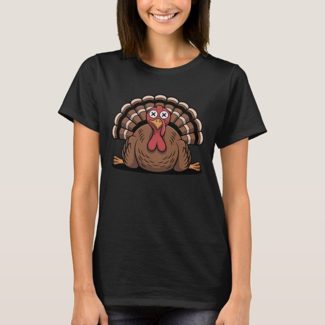 Camiseta Funny Turkey Spread Thanksgiving (Frente)