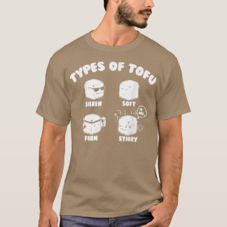 Camiseta Funny Types of Tofu World Vegetarian Day 