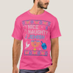 Camiseta Funny Ugly Hanukkah Sweater Chanukah Jew Nice Naug<br><div class="desc">Engraçado Ugly Hanukkah Suéter Chanukah Judeu Bastante Judeu.</div>