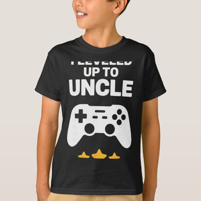 Camiseta Funny Uncle Art For Uncle Men From New Promoted To (Frente)