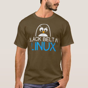 Camiseta Funny Uni TUX Linu Shell IT