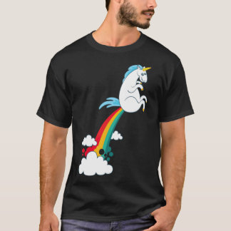 Camiseta funny unicorn rainbow fart unicorns couple