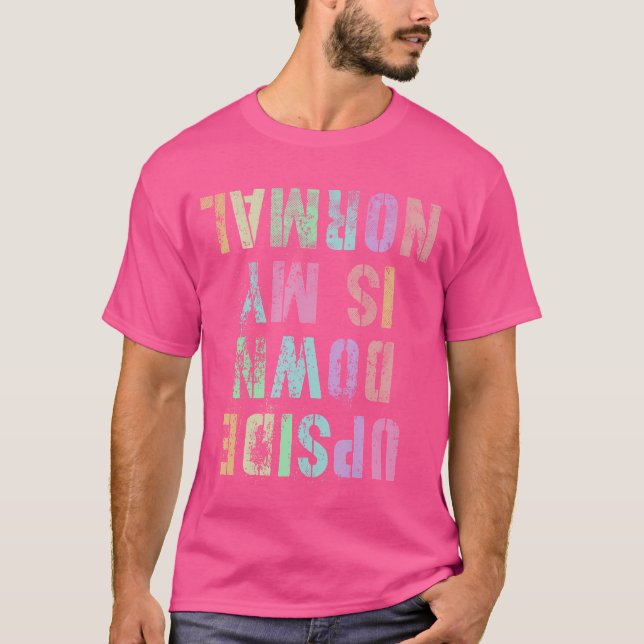Camiseta Funny Upside Down Is My Normal Gymnastics Tumbling (Frente)