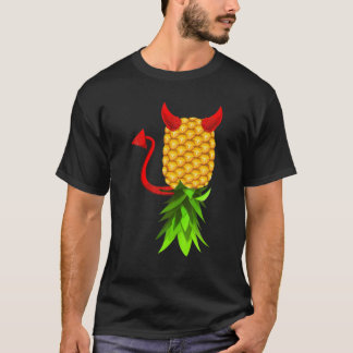 Camiseta Funny Upside Down Pineapple Swinger Men Women
