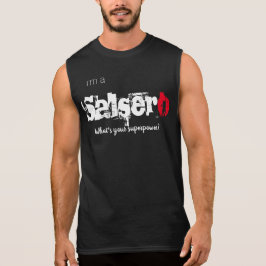 Camiseta Funny Urban Salsero Dancer Modern Font T Shirt