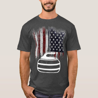 Camiseta Funny USA Flag Curling