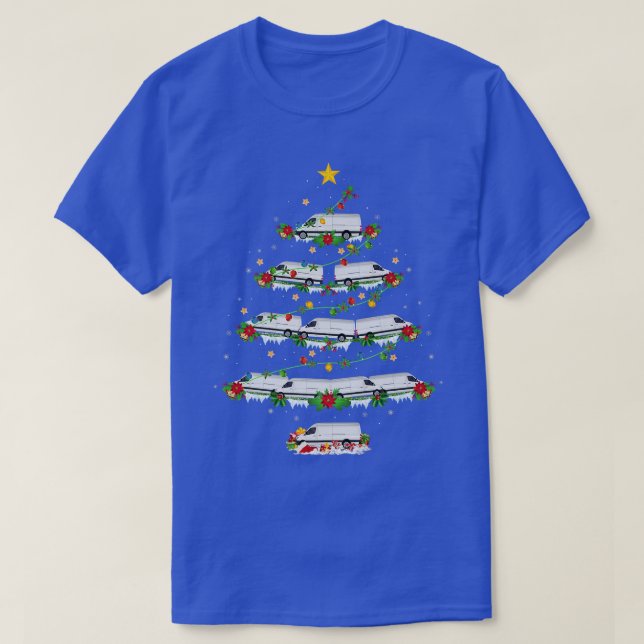 Camiseta Funny Van Lover Xmas Matando Papais noeis Van Chri (Frente do Design)
