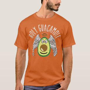 Camiseta Funny Vegan Avocado Santo Guacamole Design
