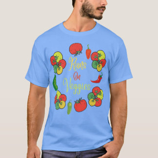 Camiseta Funny Vegan Executa Veggies Vegetariana