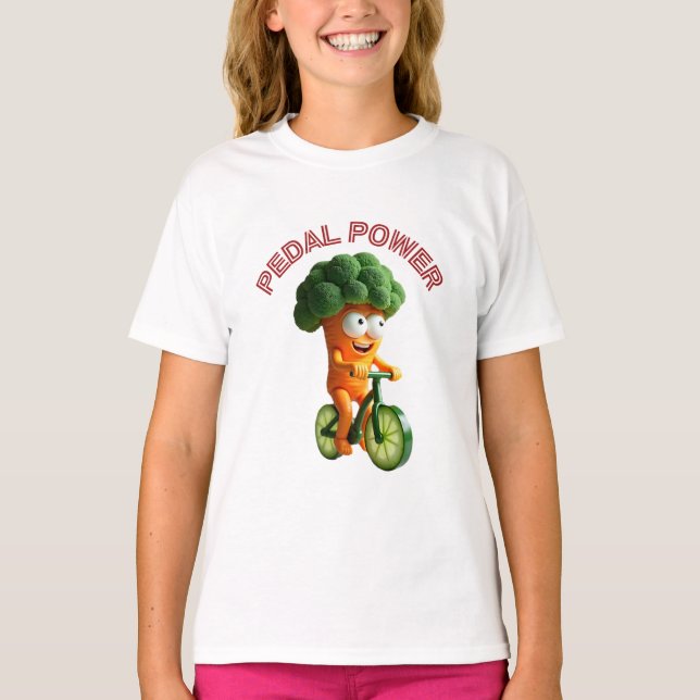 Camiseta Funny Veggie Rider (Frente)